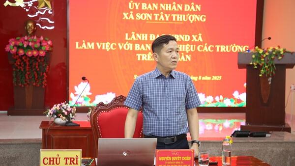 Sơn Tây Thượng: Chủ động chuẩn bị chu đáo cho năm học mới.