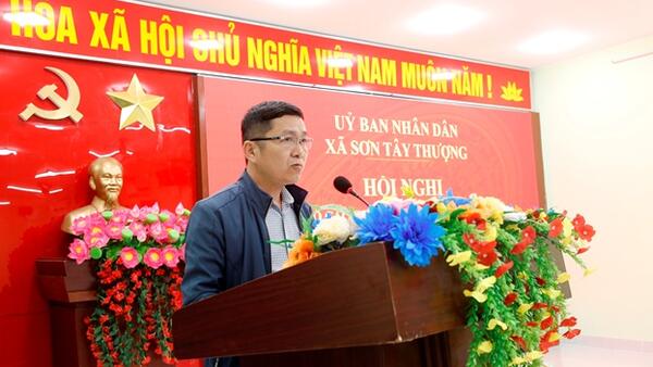 Công bố Quyết định thành lập Trạm Y tế xã Sơn Tây Thượng