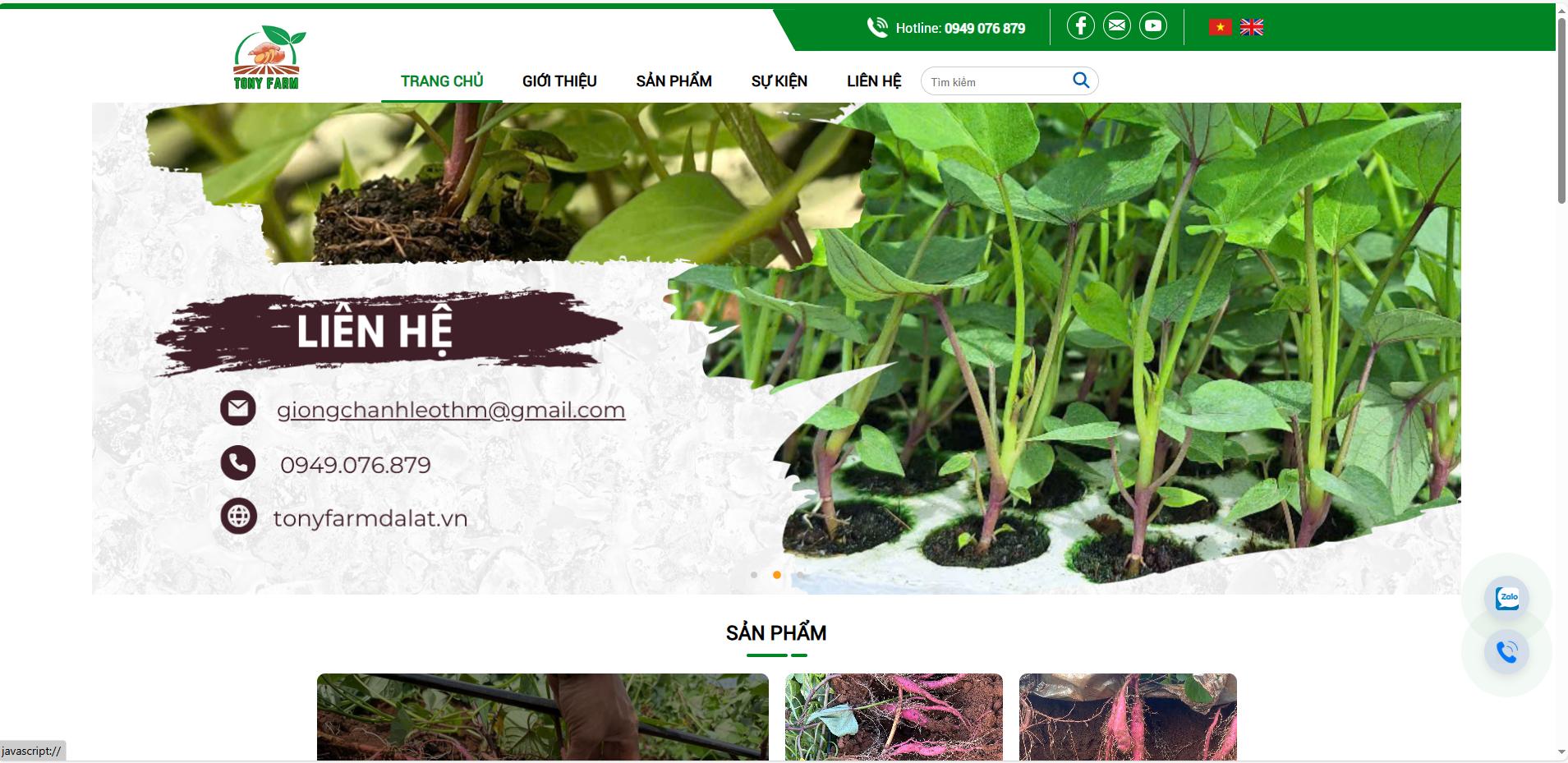 CÔNG TY TNHH MTV NÔNG NGHIỆP XANH TONY FARM ĐÀ LẠT